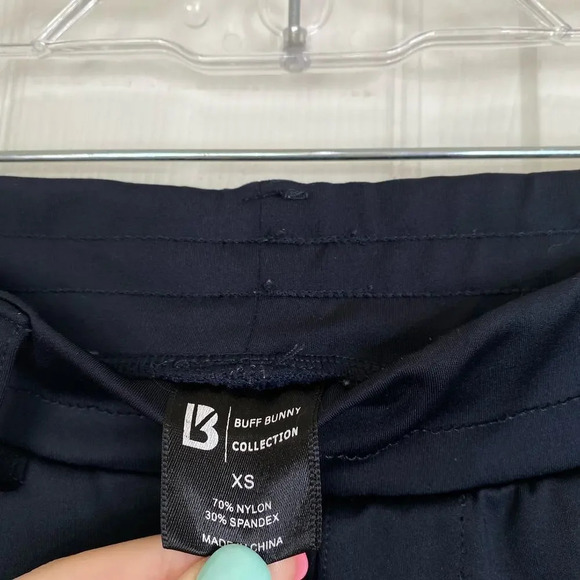 BUFFBUNNY Presidential Cargo Pants Black Technical Size XS Sleek Stretchy Jogger - Picture 4 of 8